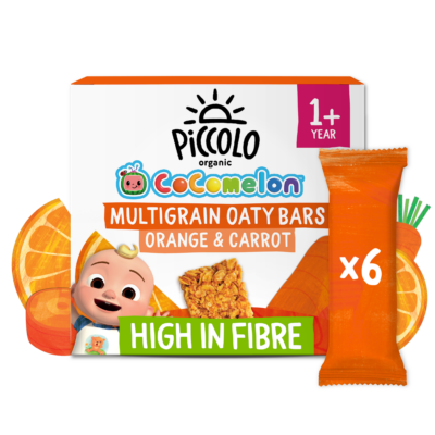 Piccolo Organic Oaty Bars Apple, Carrot & Orange 6x20g