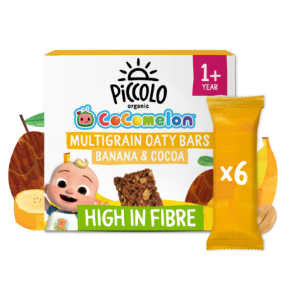 Piccolo Organic Oaty Bars Banana & Cocoa 6x20g