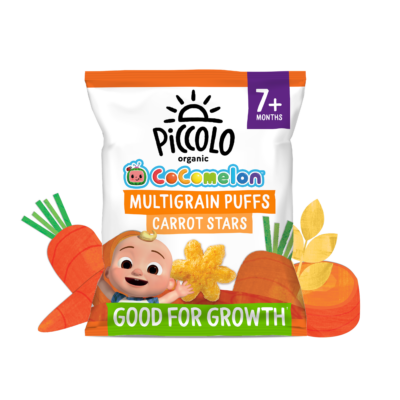 Piccolo Organic Multigrain Puffs Carrot Stars