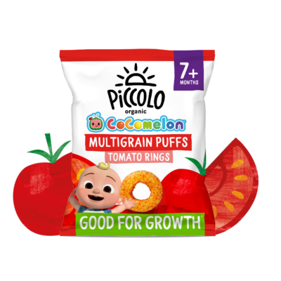 Piccolo Organic Multigrain Puffs Tomato Rings